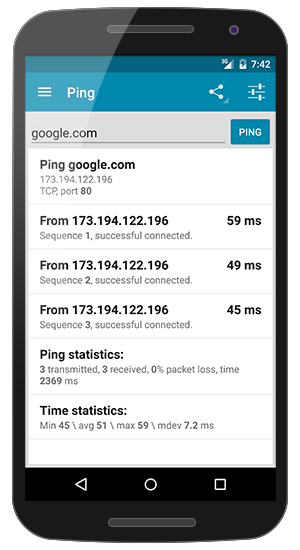 free ping tools app